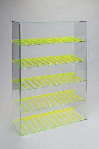 E-Juice/E-Liquid/ Lotions/ Oils Display with Fluorescent Dividers - Green