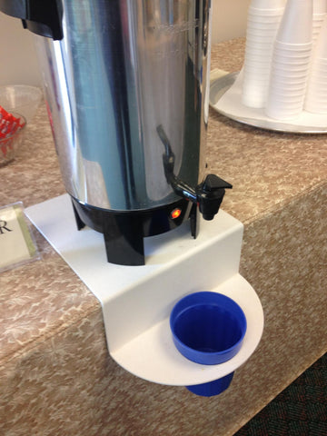 Drip Catch for Beverage Dispensers - White