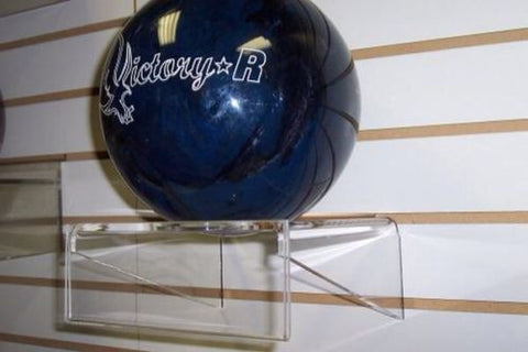 WIDE Slat Wall Bowling Ball Sales Display 10