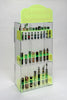 E-Juice/E-Liquid/ Lotions/ Oils Display with fluorescent dividers and matching sign! Green